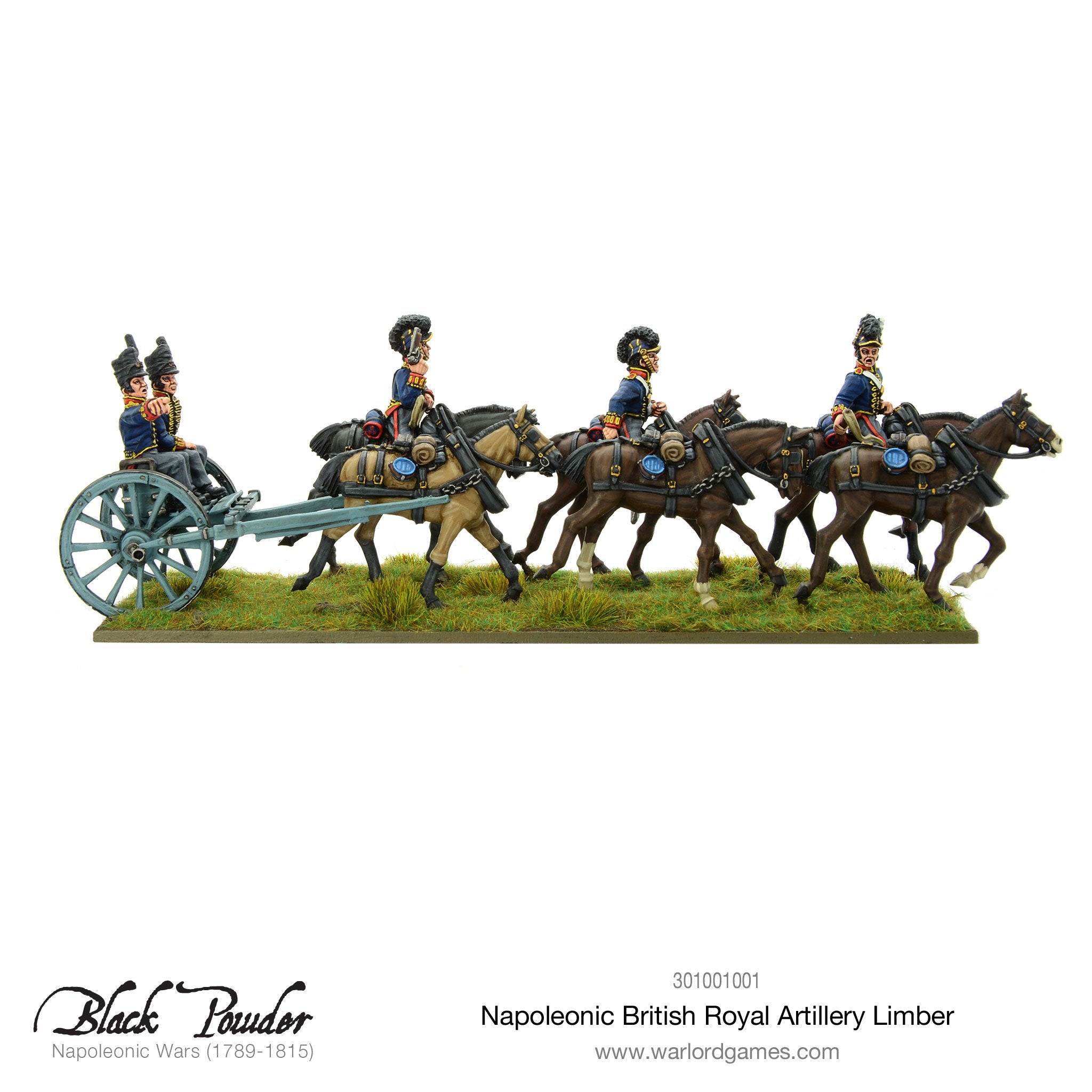 Napoleonic British Royal Artillery limber