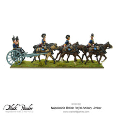 Napoleonic British Royal Artillery limber