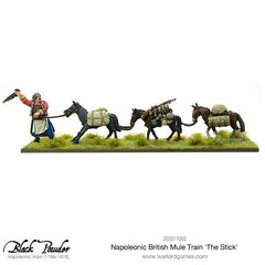 Napoleonic British Mule Train 'The Stick'