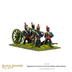 Napoleonic French Line Horse Artillery with howitzer