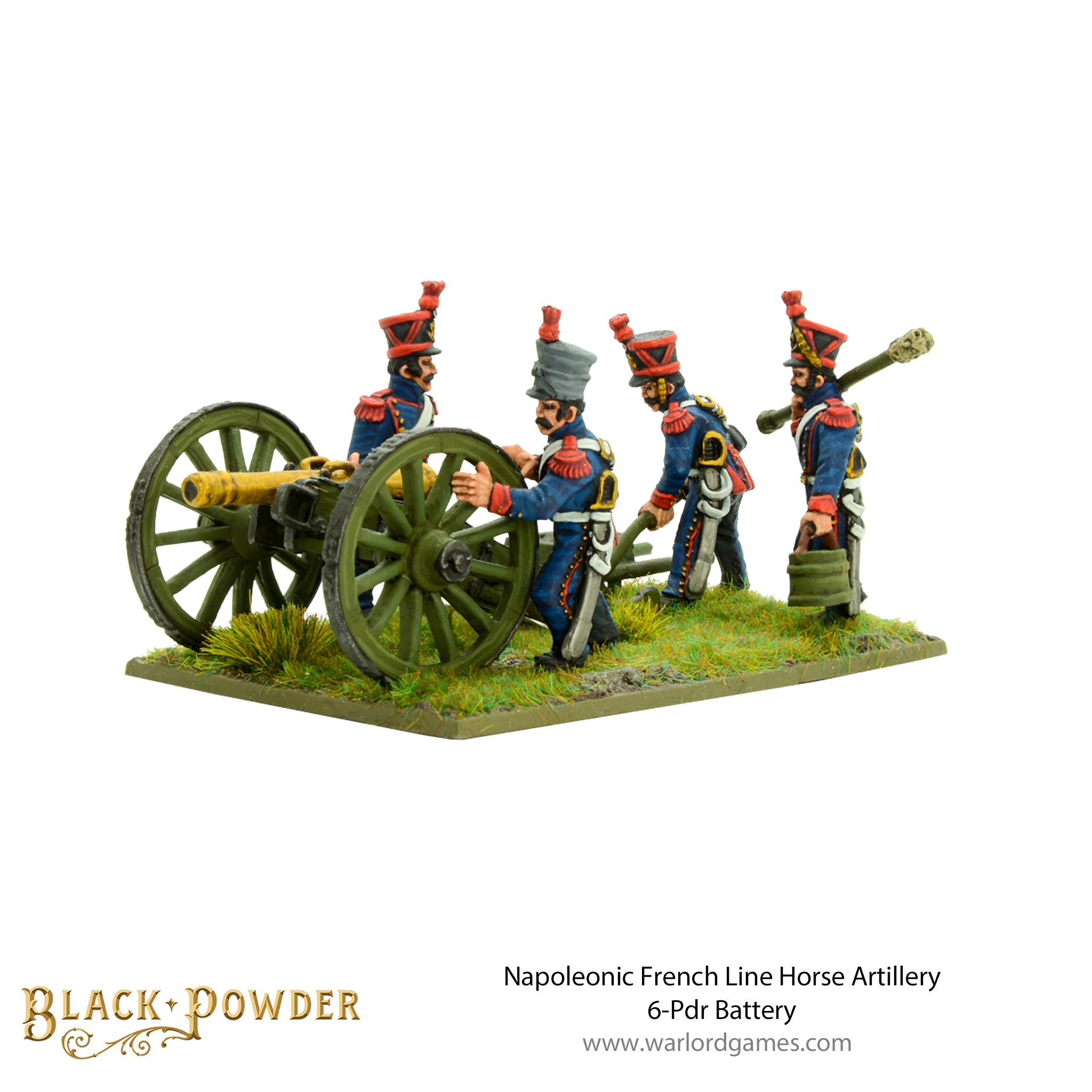 Napoleonic French Line Horse Artillery 6-Pdr Battery