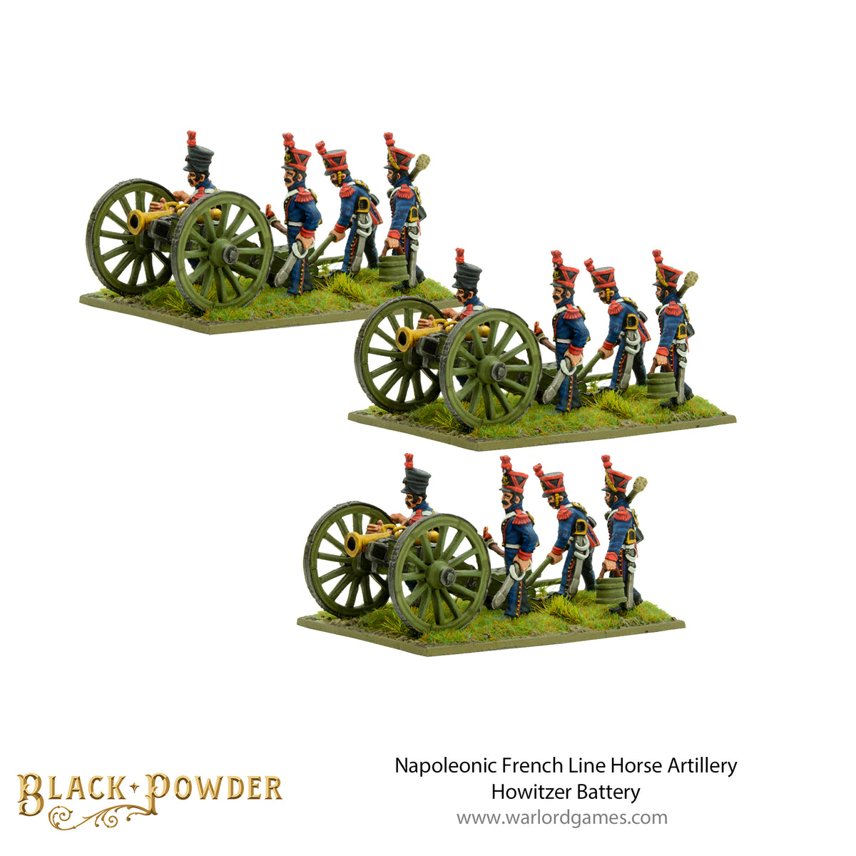 Napoleonic French Line Horse Artillery Howitzer Battery