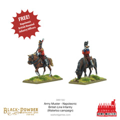 Army Muster: Napoleonic British Line Infantry (Waterloo Campaign)