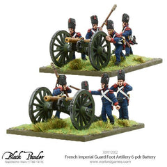 Napoleonic French Imperial Guard Foot Artillery 6-pdr Battery