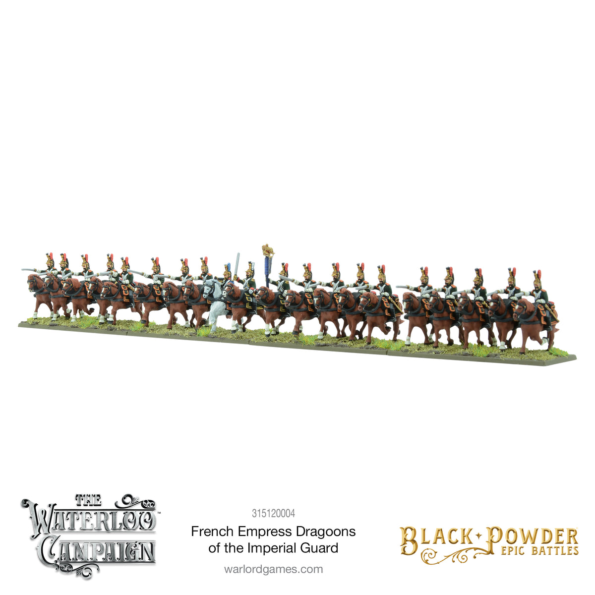 Black Powder Epic Battles: Waterloo - French Empress Dragoons of the Imperial Guard