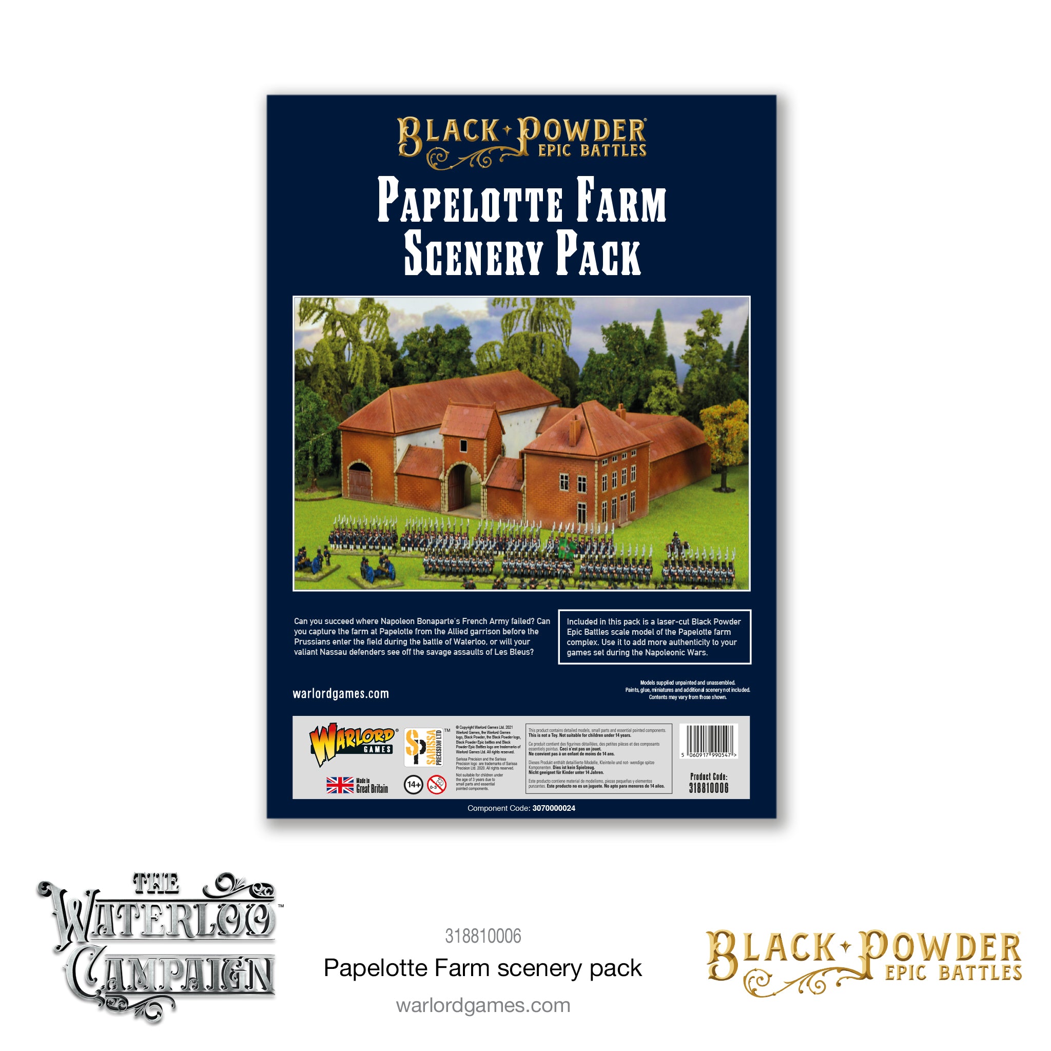 Black Powder Epic Battles - Waterloo: Papelotte Farm Scenery Pack