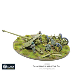 German Heer Pak 43 anti-tank gun