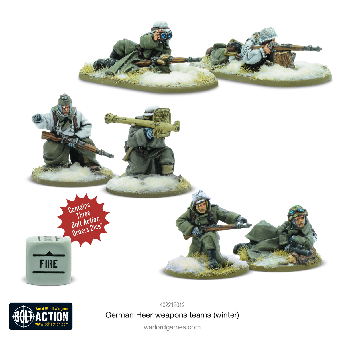 German Heer (Winter) weapons teams – Warlord Games Ltd