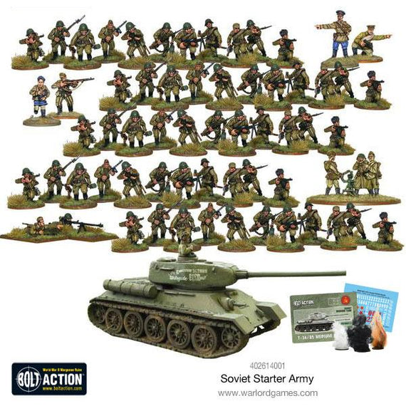 Bolt Action Starter Set - World War II 28mm Strategy Board Battle Game For 2 Or More Players Using Miniatures Warlord Games