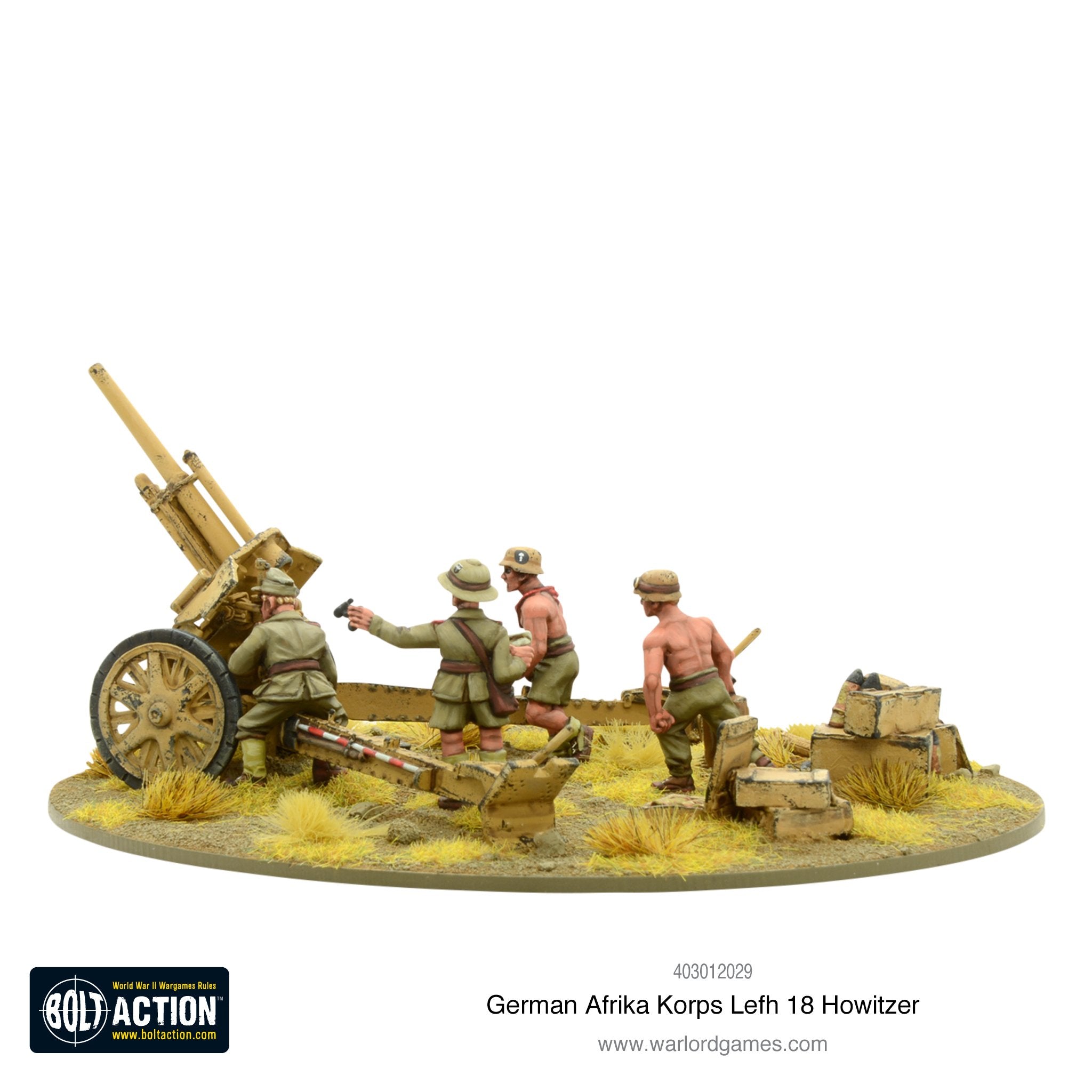 Afrika Korps LeFH 18 10.5cm medium artillery