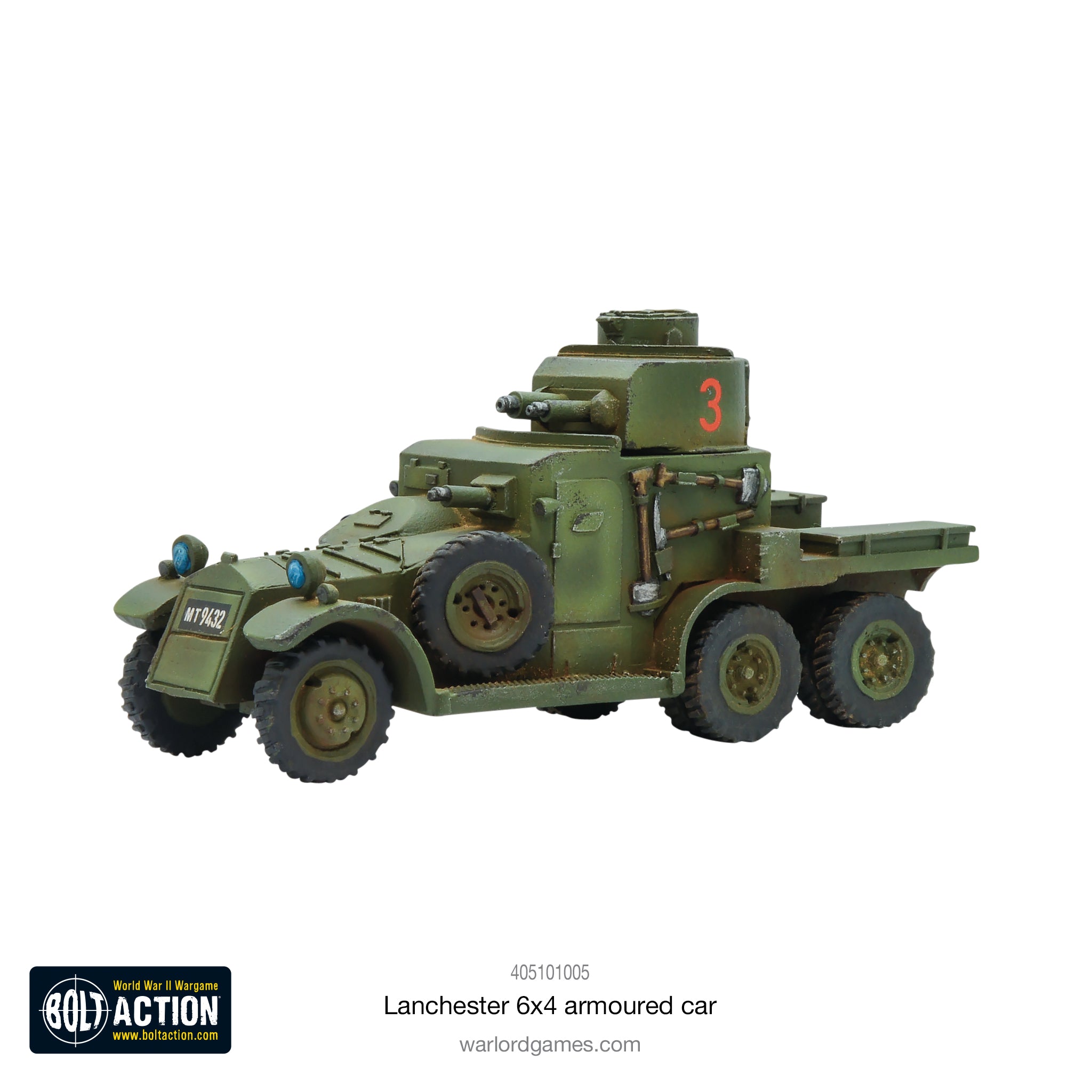 Lanchester 6x4 armoured car