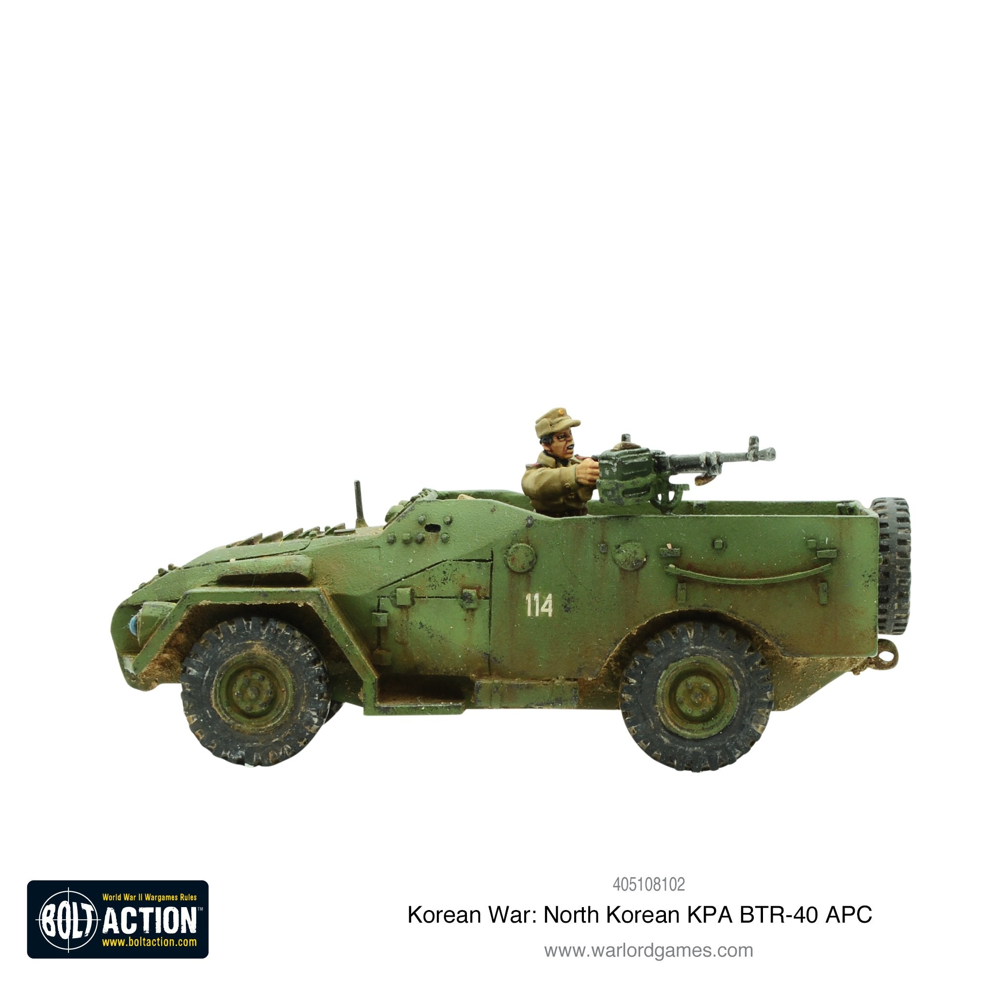Korean War: North Korean KPA BTR-40 APC