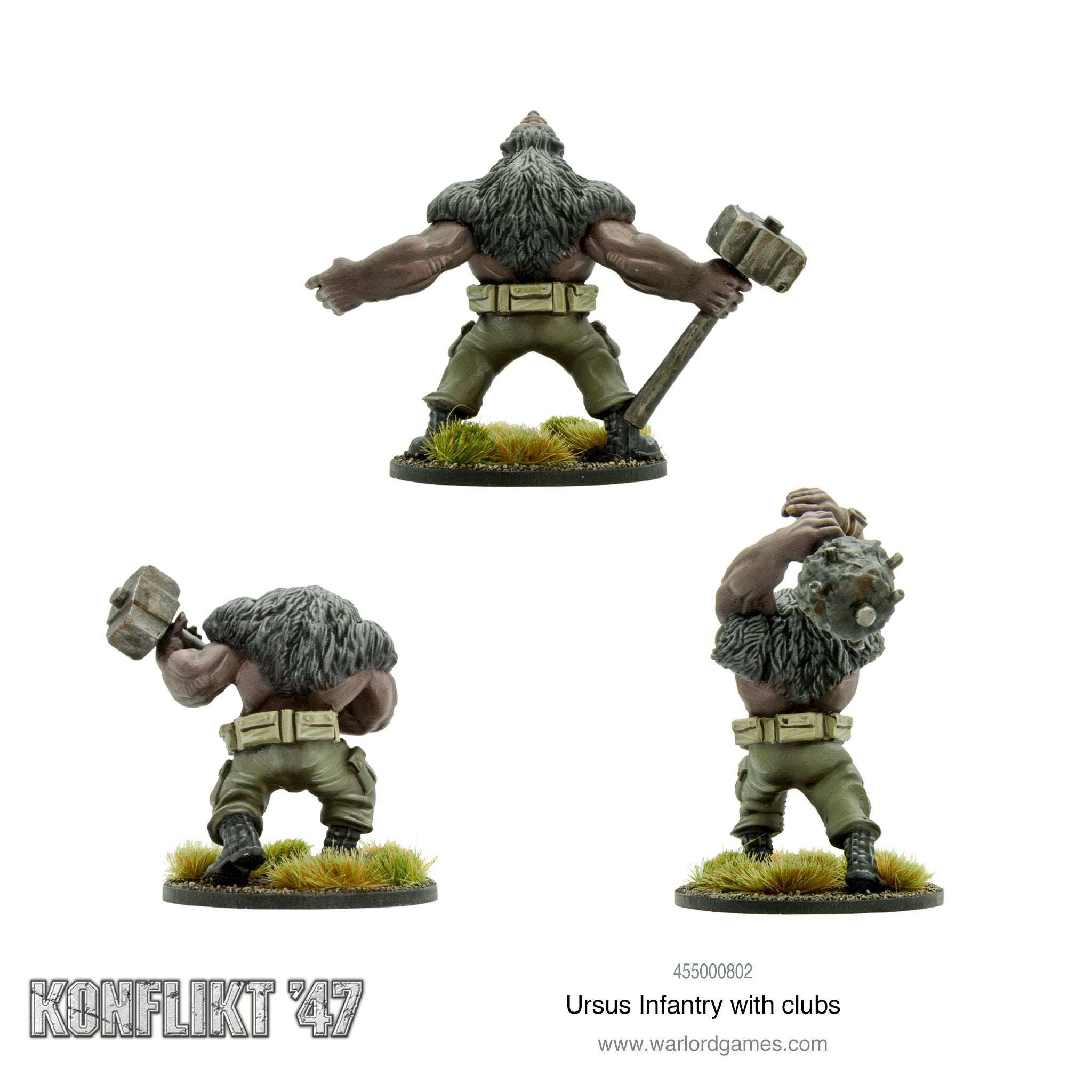 Ursus Infantry with clubs