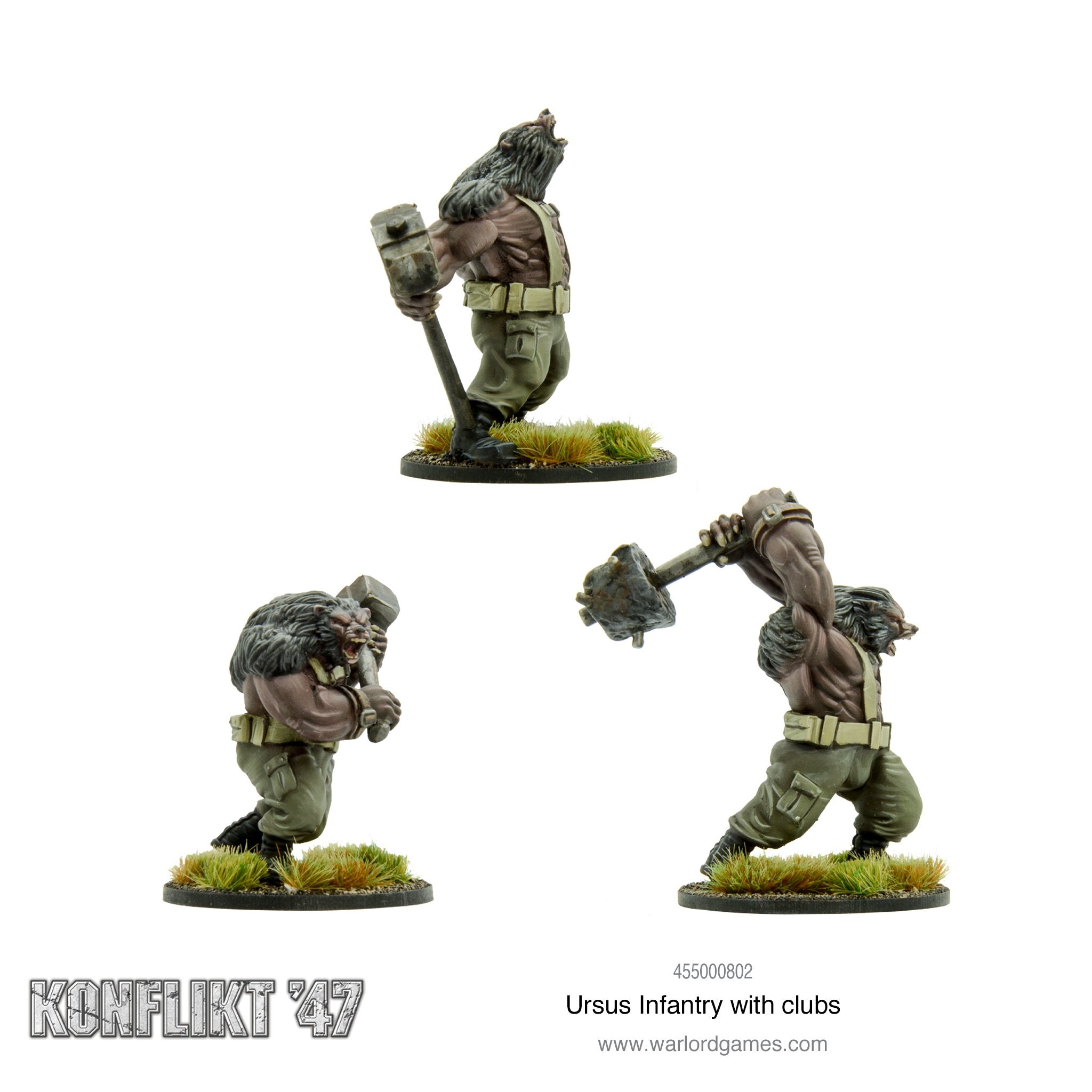 Ursus Infantry with clubs