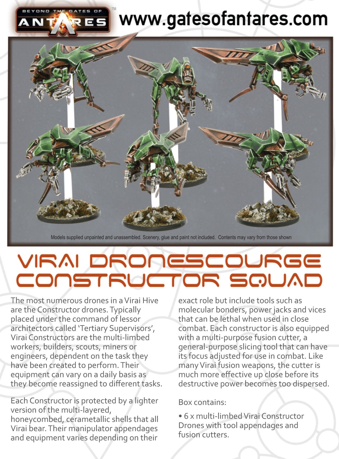 Virai Dronescourge Constructor squad