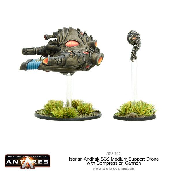 Isorian Andhak SC2 Medium Support Drone Compression Cannon