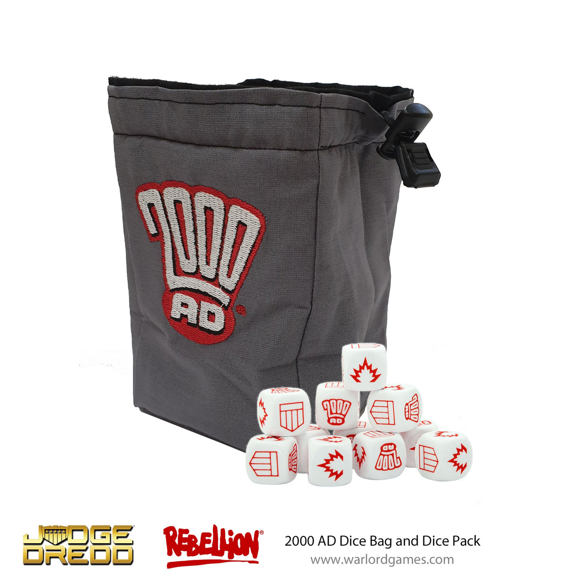 2000 AD Dice bag and dice pack