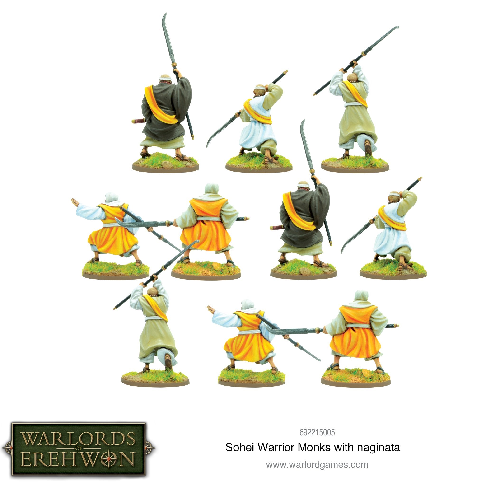 Warlord of Erehwon: Sohei Warrior Monks with naginata
