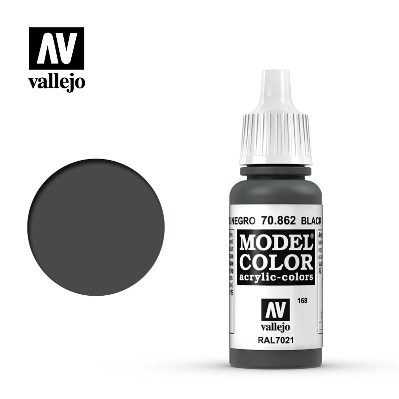 Vallejo Model Colour 862 Black Grey