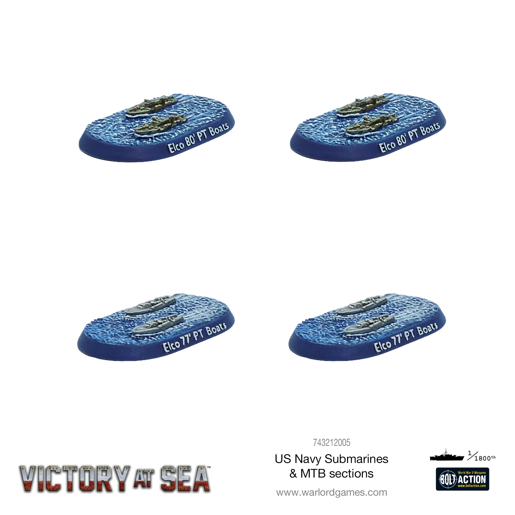 Victory at Sea - US Navy Submarines & MTB sections
