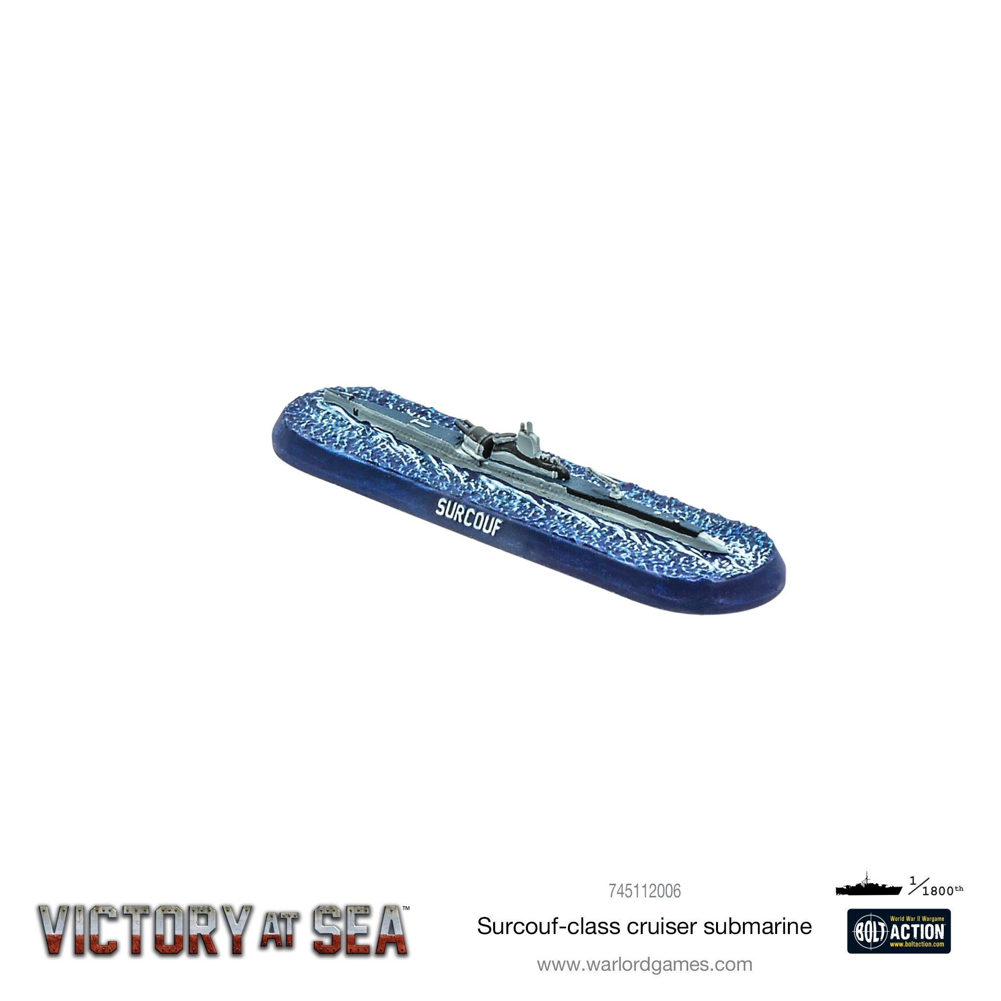 Victory at Sea - Surcouf cruiser submarine