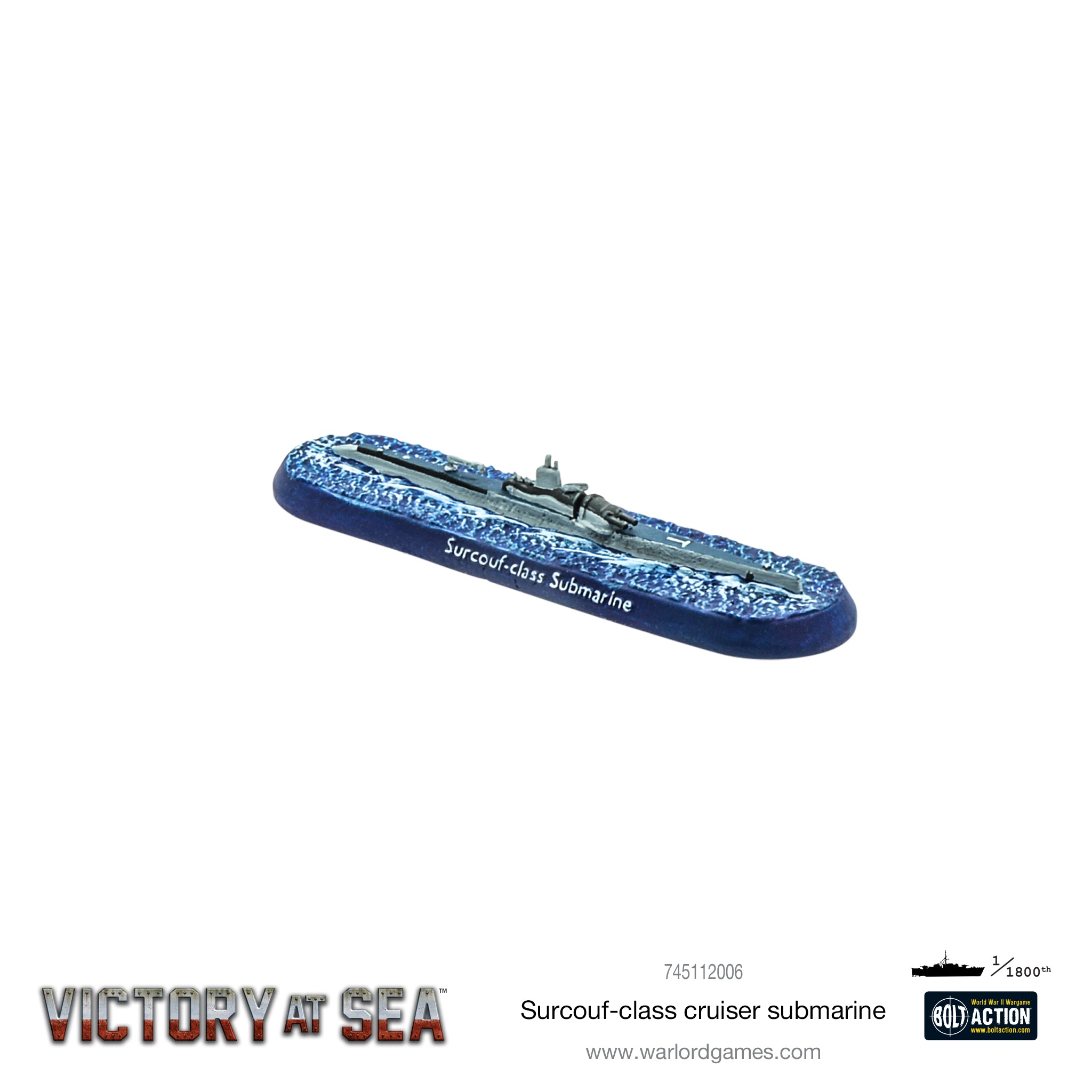Victory at Sea - Surcouf cruiser submarine