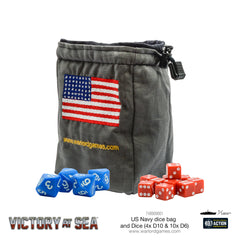 Victory at Sea - US Navy Dice and Dice bag