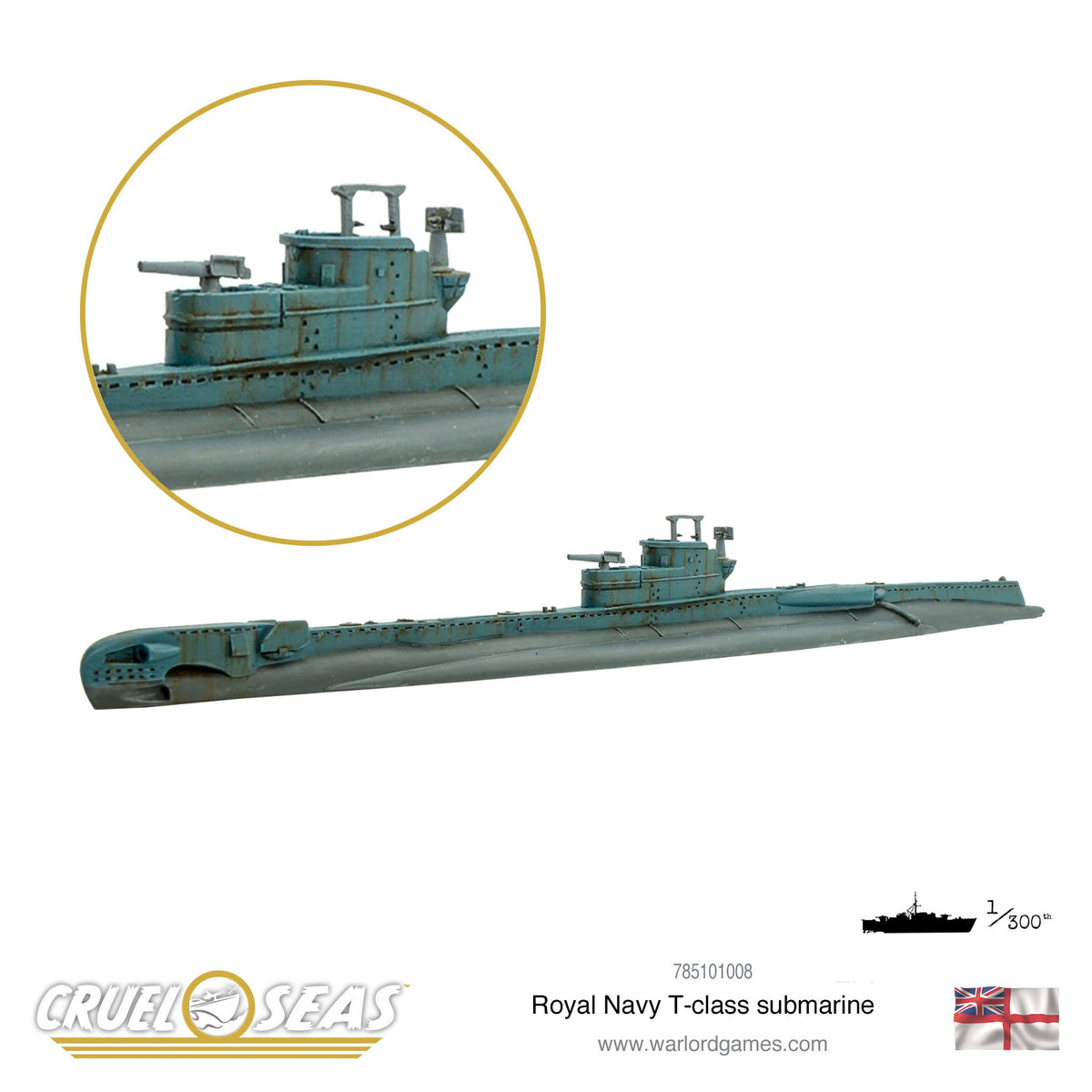 Cruel Seas: Royal Navy T-class submarine