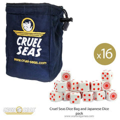 Cruel Seas Dice Bag & Japanese Dice Pack
