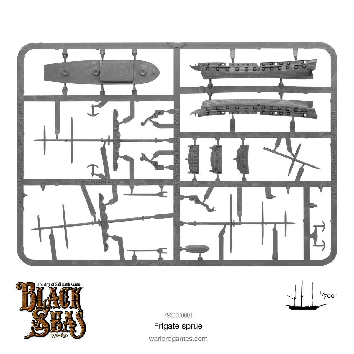 Black Seas Frigate Frame