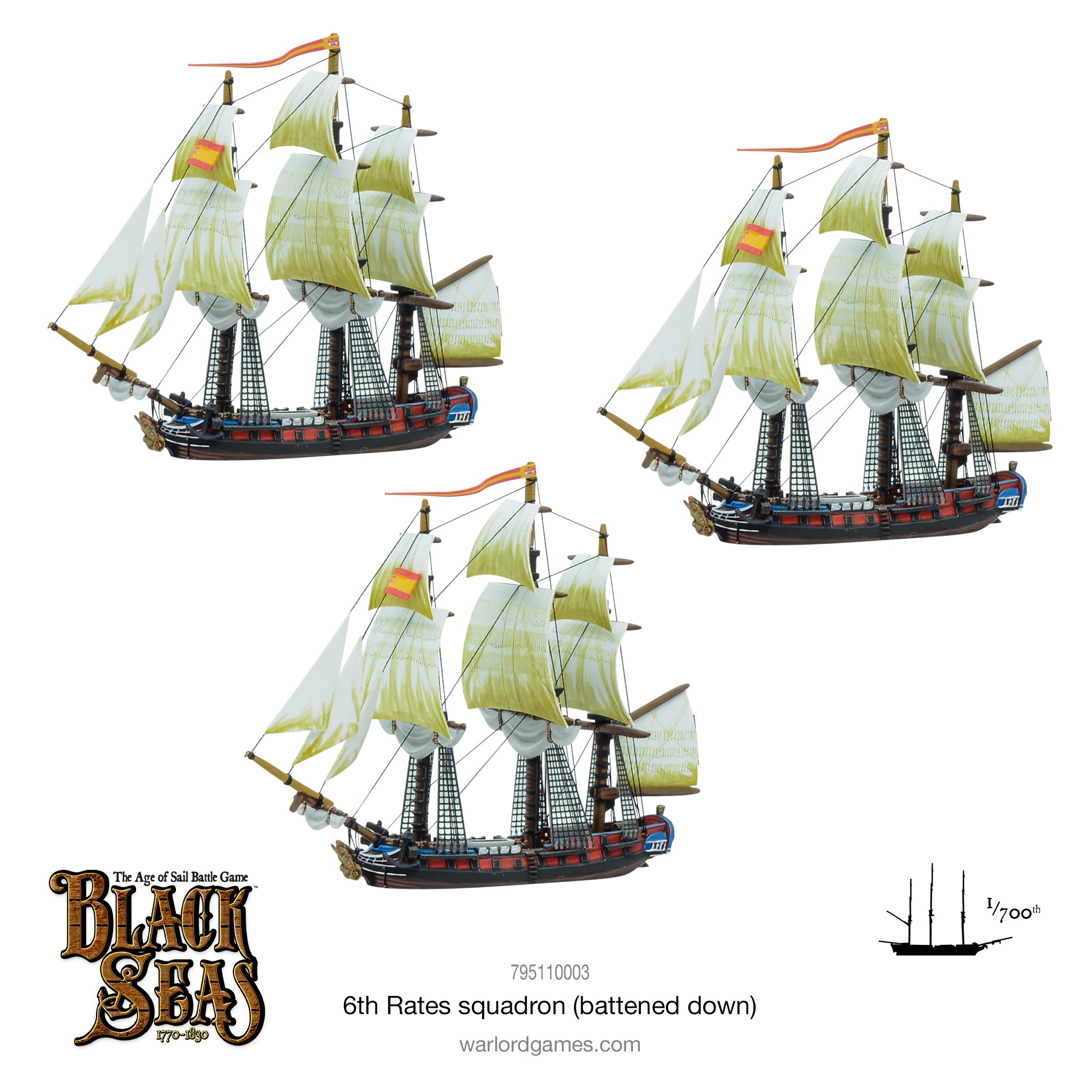 Black Seas: 6th Rates squadron (Battened Down)