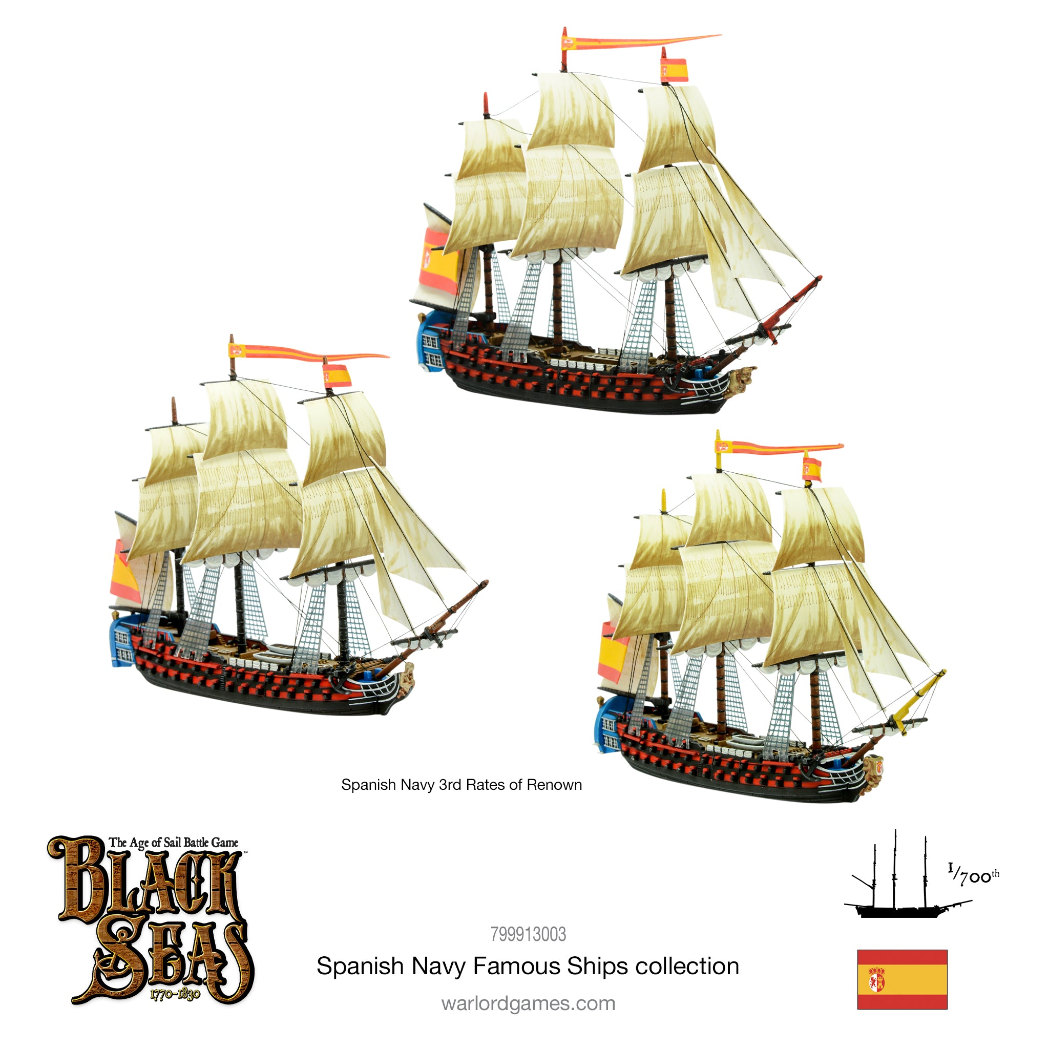 Black Seas: Spanish Navy Famous Ships Bundle