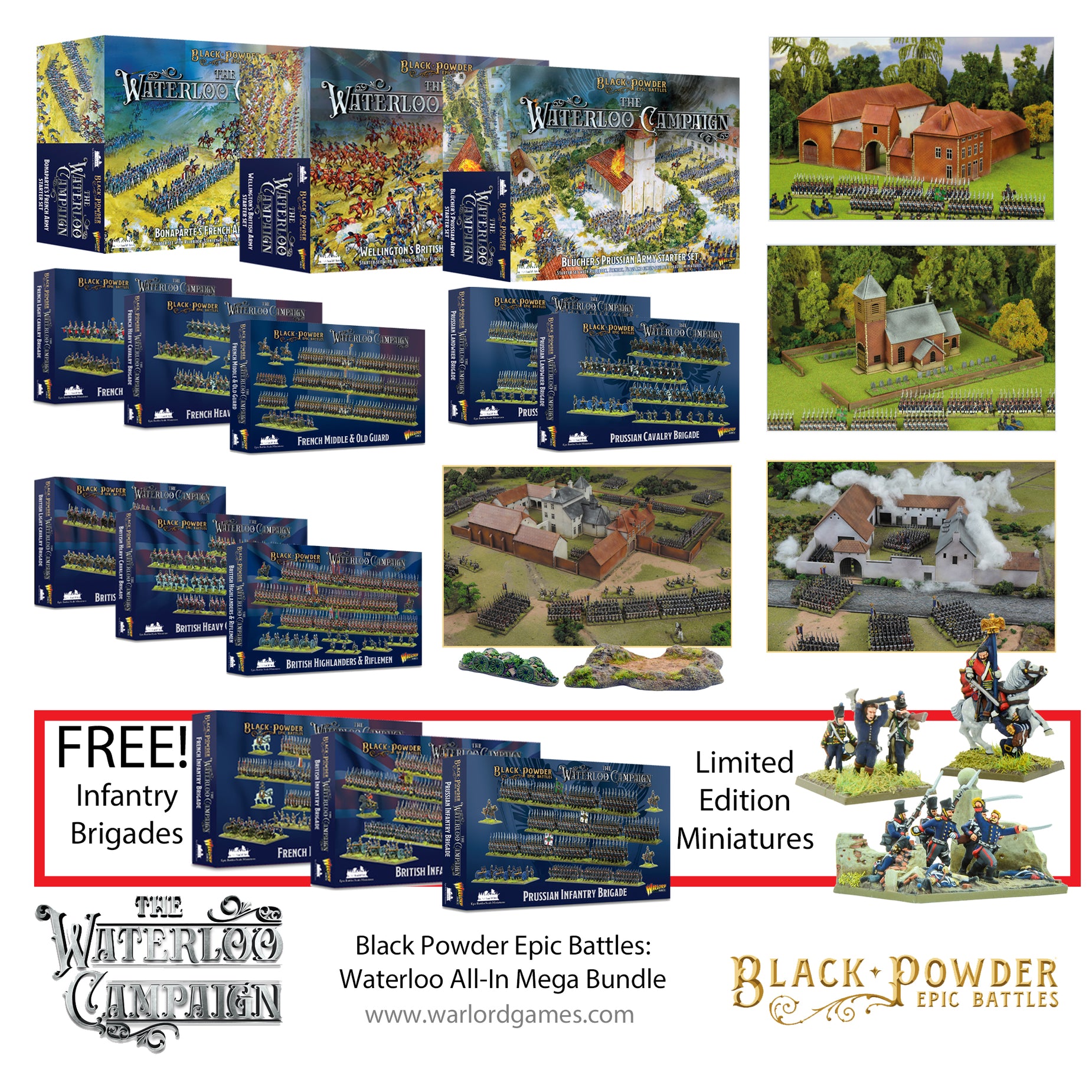 Jeu de figurine Black Powder Epic Battles - Waterloo 2nd edition Starter Set