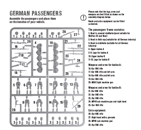 German passengers frame