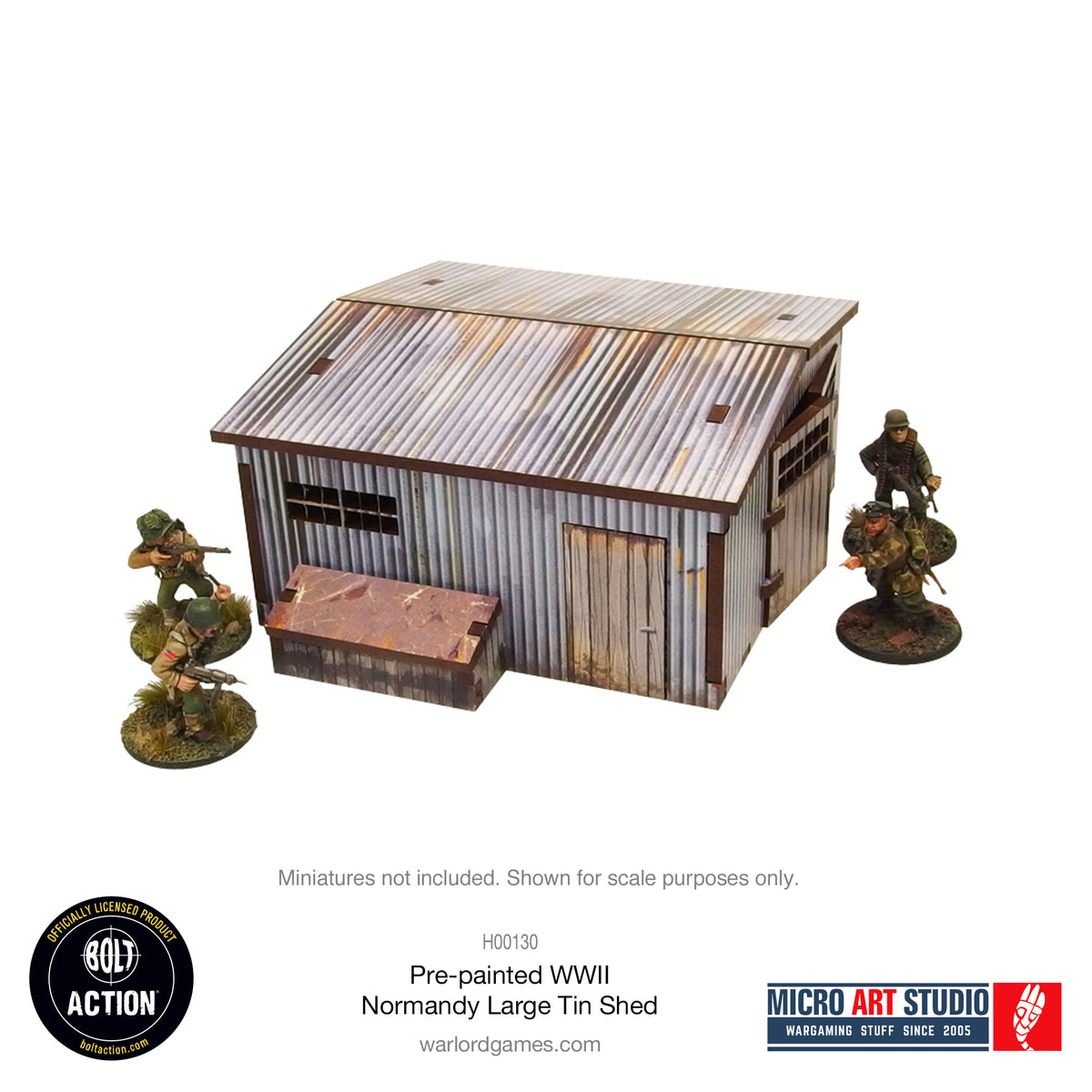 Pre-Painted WWII Normandy Wall with Gate (High): Warlord Games Bolt Action Pre-Painted WWII Normandy Wall with Gate (High): Warlord Games Bolt Action