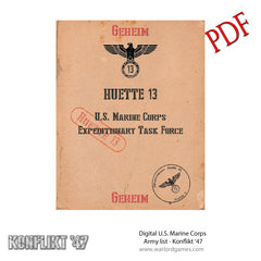 Digital Konflikt '47 USMC army list PDF