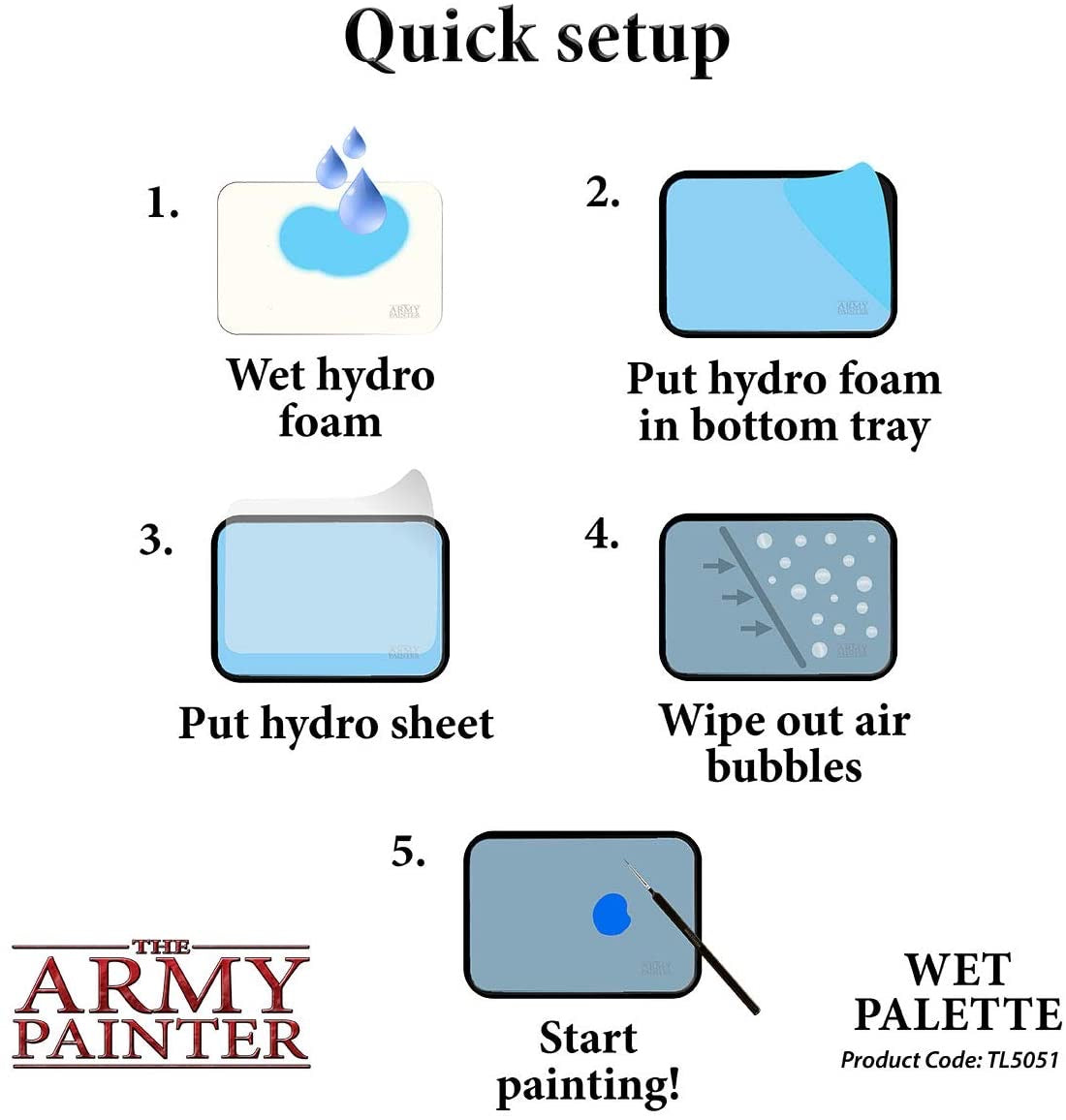 Wet Palette Hydro Pack (refill)