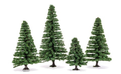 Fir Trees (4cm-8cm) - set of 4 trees