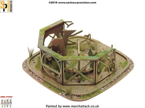 Ruined Stanchion Building Set
