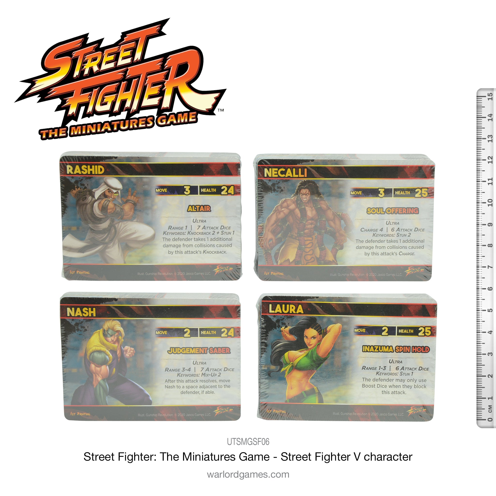 Street Fighter: The Miniatures Game - Street Fighter V character pack