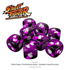 Street Fighter: The Miniatures Game - Shadaloo Purple Dice pack