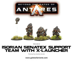 Isorian Senatex support team with X-Launcher