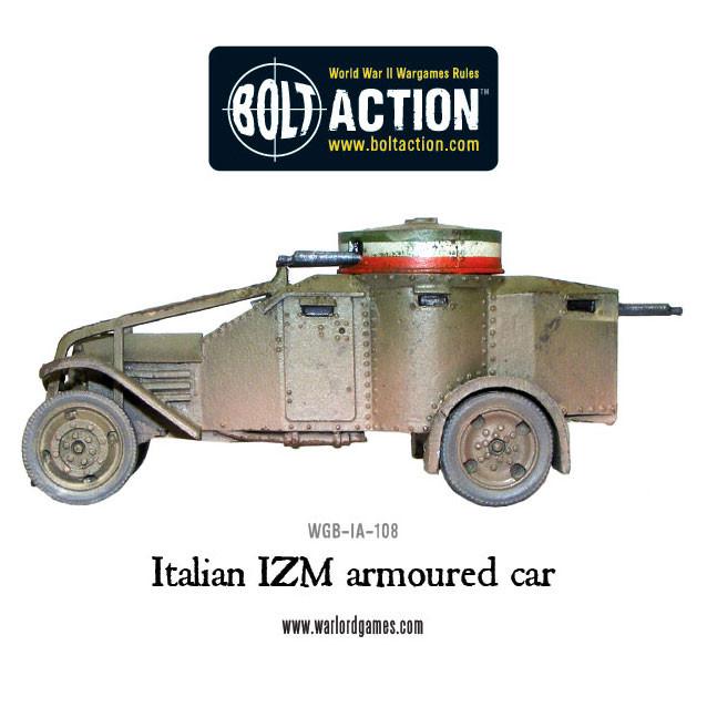 Italian IZM armoured car