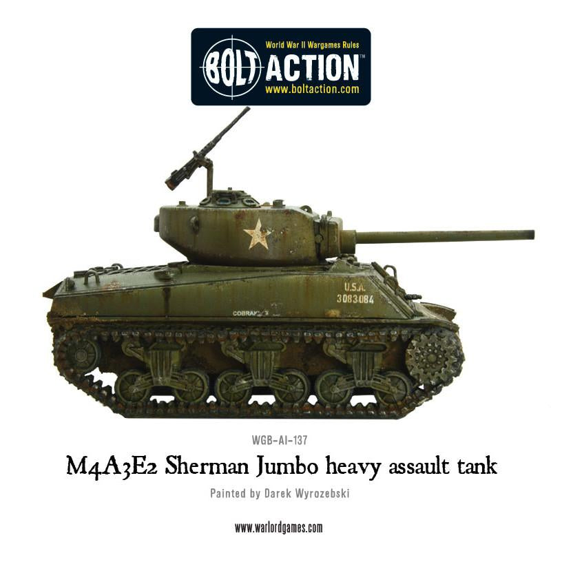 M4A3E2 Sherman Jumbo heavy assault tank