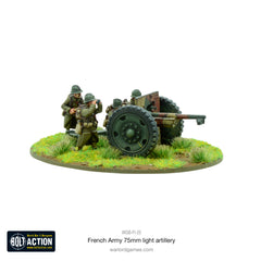 French Army 75mm light artillery