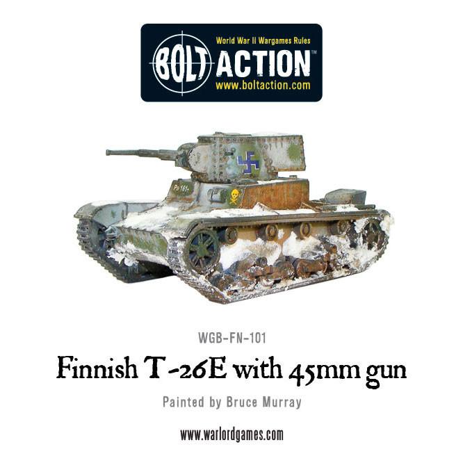 Finnish T-26-E Vickers 6-tonner with 45mm gun