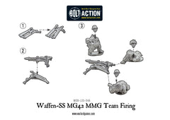 Waffen-SS MG42 MMG team firing (1943-45)