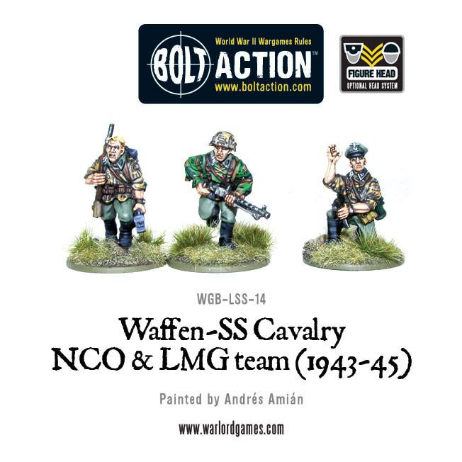 Waffen SS Cavalry NCO & LMG 1942-45