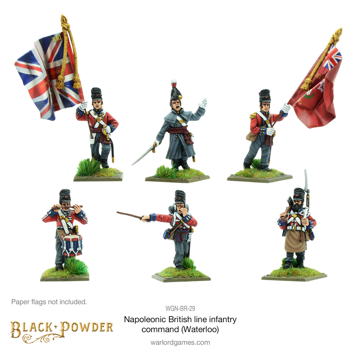 BRITAINS 00151 Napoleonic Wars - French Command Set - Lead soldier - En boîte BRITAINS 00151 Napoleonic Wars - French Command Set - Lead soldier - En boîte