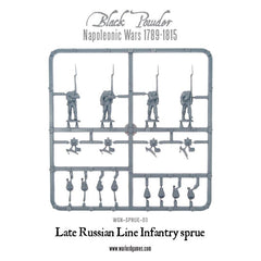 Late 1812 Russian Line Infantry Sprue